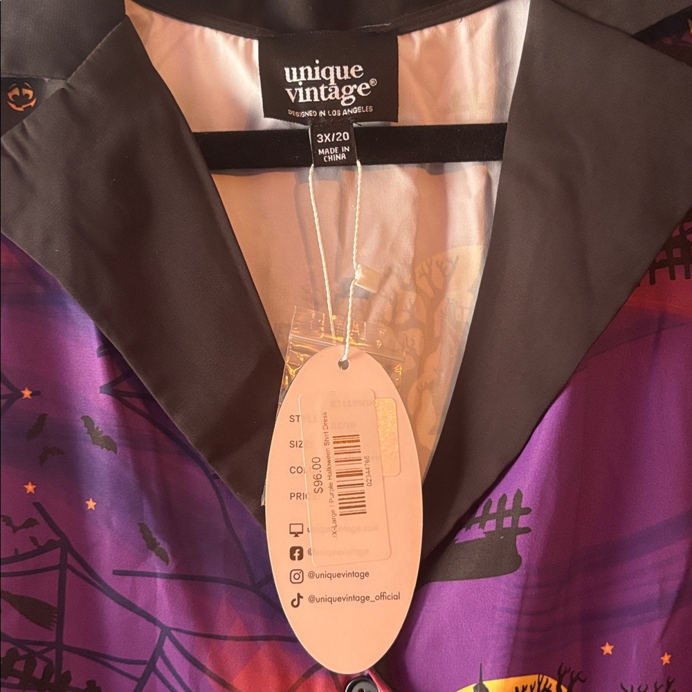 Unique Vintage Haunted House swing Dress - Picture 2 of 9